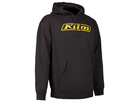 KLIM CORP HOODIE Black Vibrant Yellow 8910