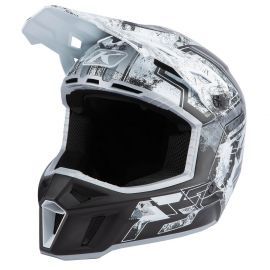 Мотошлем KLIM F3 CARBON HELMET ECE Unruly Black/White