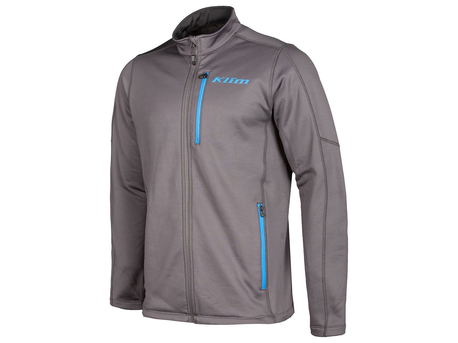 Толстовка KLIM INFERNO Asphalt - Electric Blue Lemonade