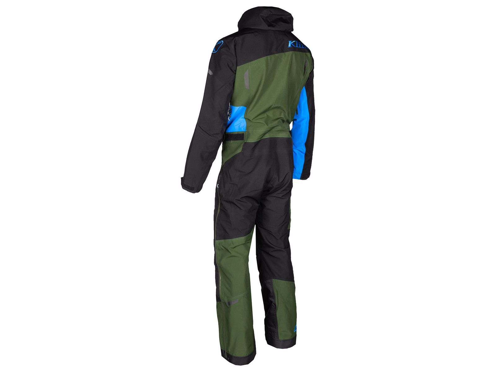 Снегоходный комбинезон KLIM RIPSA ONE-PIECE Kombu Green - Electric Blue Lemonade