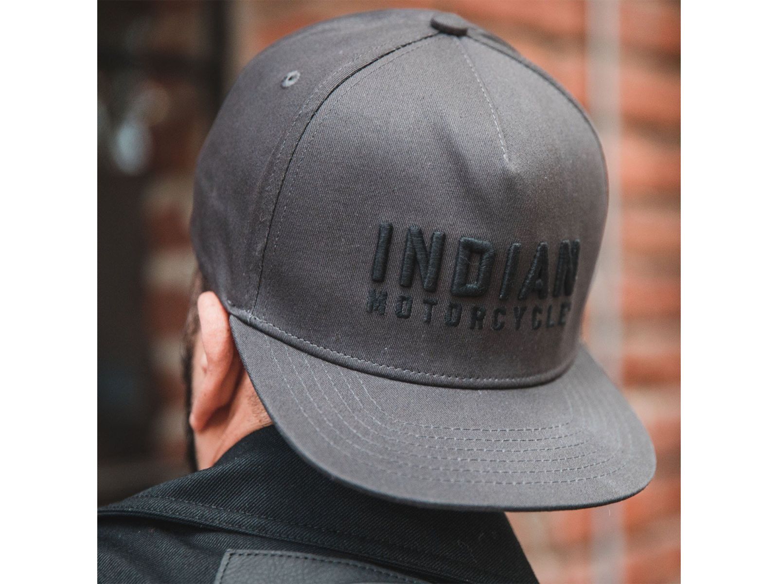 Бейсболка INDIAN BLOCK LOGO Grey