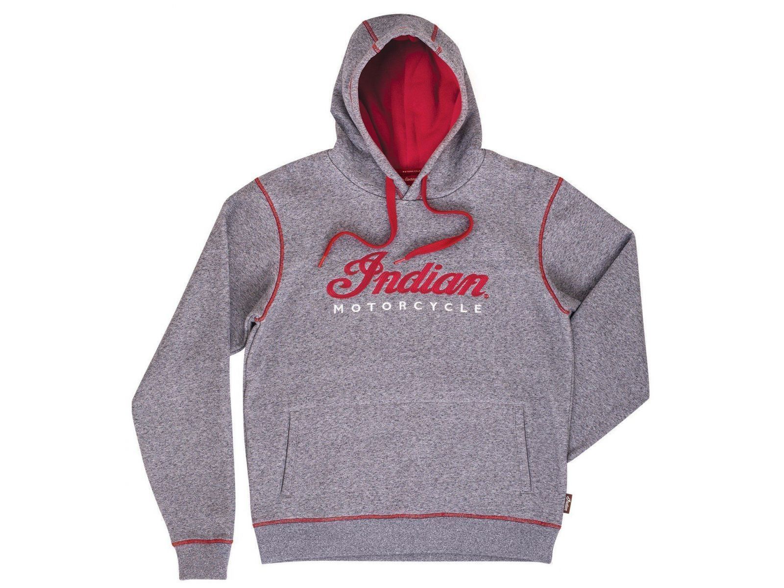 Толстовка INDIAN LOGO Grey/Red