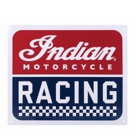 Табличка металлическая INDIAN MOTORCYCLE RACING
