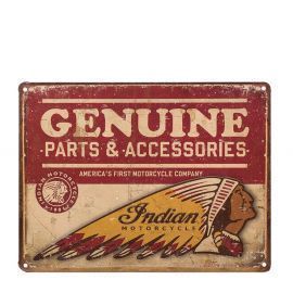 Табличка металлическая INDIAN GENUINE PARTS & ACCESSORIES