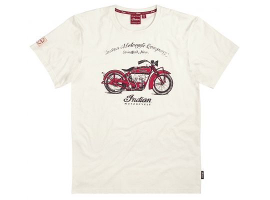 Футболка INDIAN 1920 SCOUT BIKE White