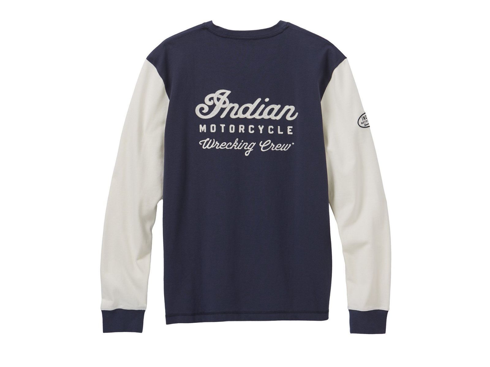 Лонгслив INDIAN PIQUET WRECKING CREW Blue/White