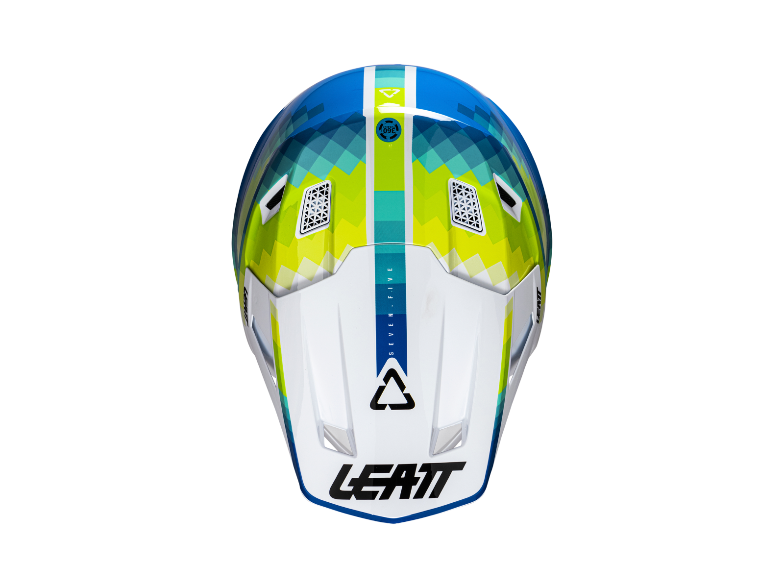 Мотошлем LEATT Moto 7.5 Helmet Kit Pixel Blue
