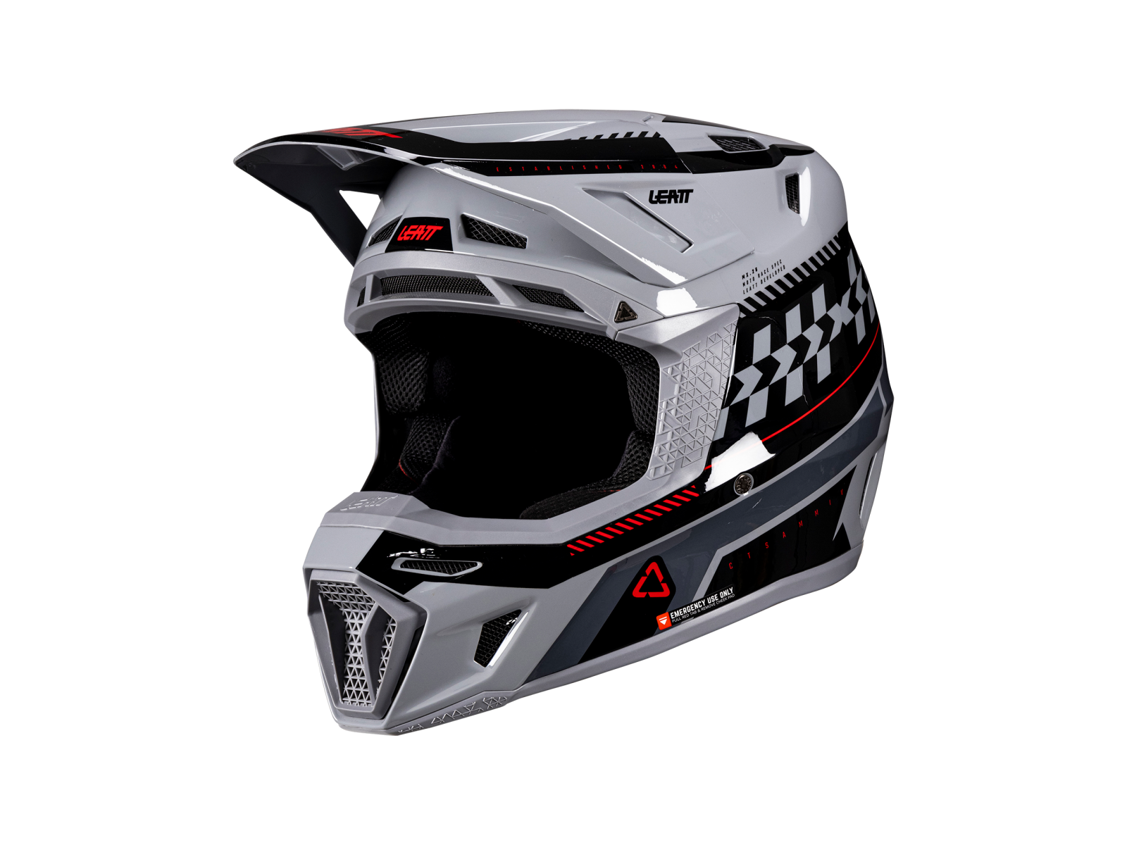 Мотошлем LEATT Moto 8.5 Helmet Kit Grey