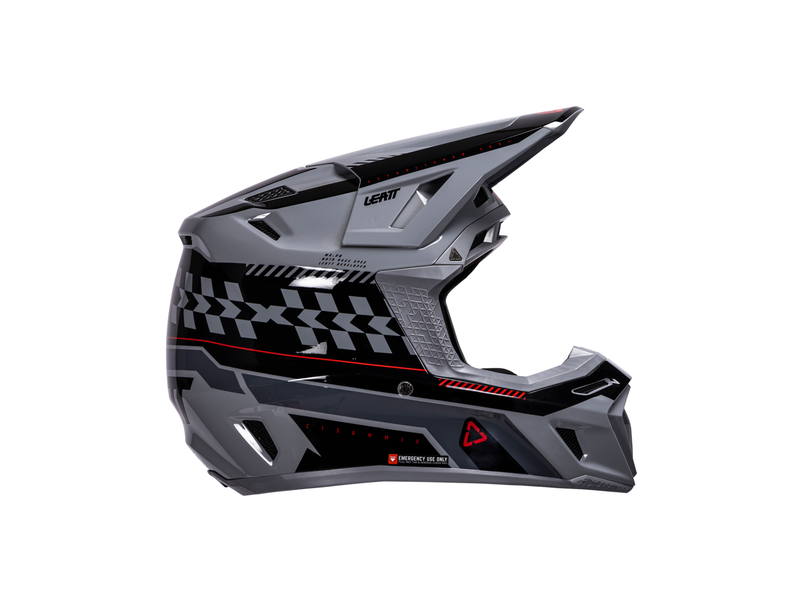 Мотошлем LEATT Moto 8.5 Helmet Kit Grey