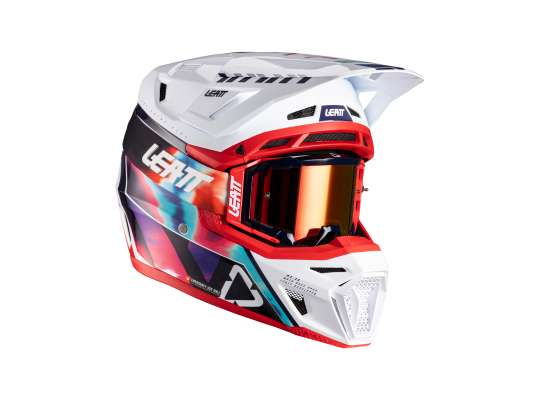 Мотошлем LEATT Moto 8.5 Helmet Kit Royal Blue/Red