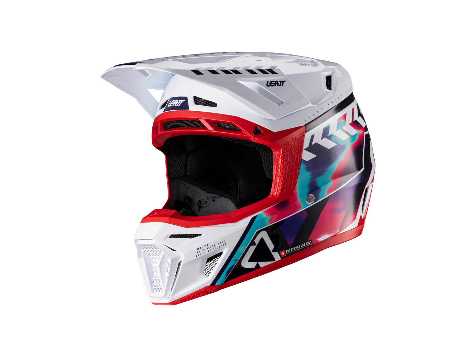 Мотошлем LEATT Moto 8.5 Helmet Kit Royal Blue/Red