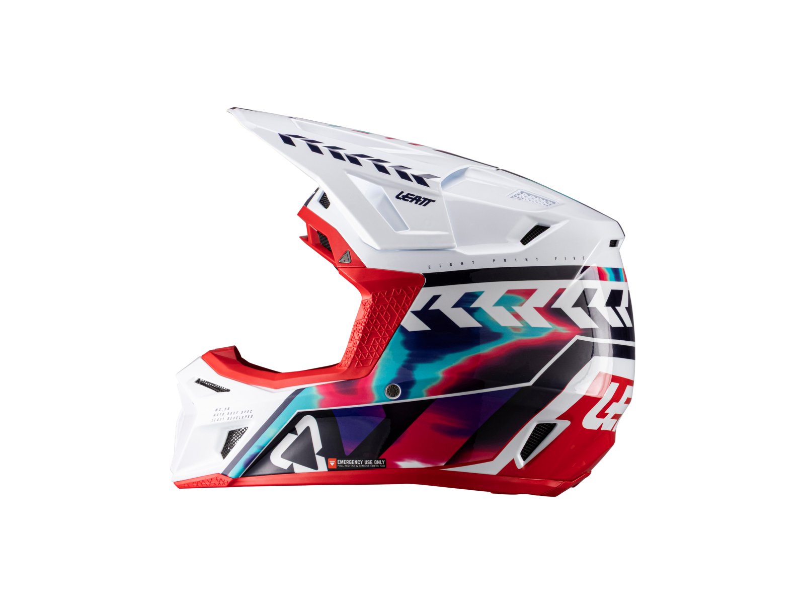 Мотошлем LEATT Moto 8.5 Helmet Kit Royal Blue/Red