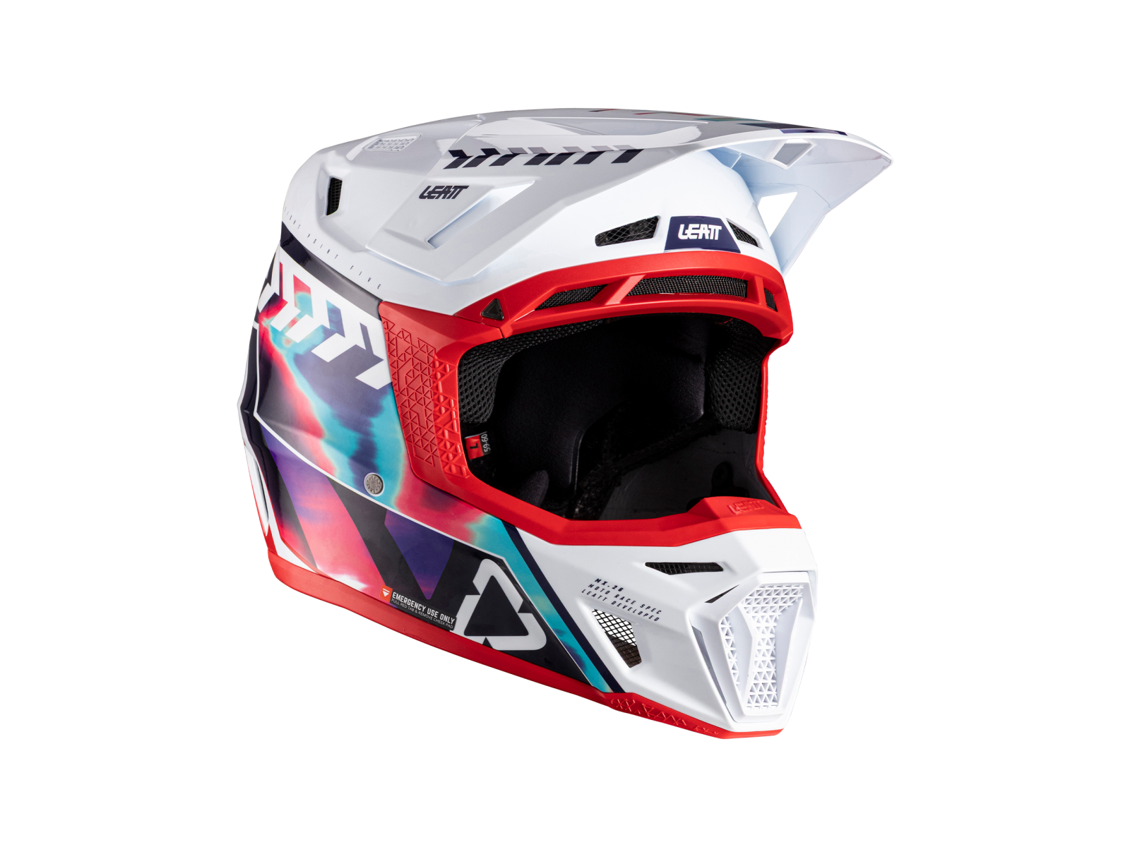 Мотошлем LEATT Moto 8.5 Helmet Kit Royal Blue/Red