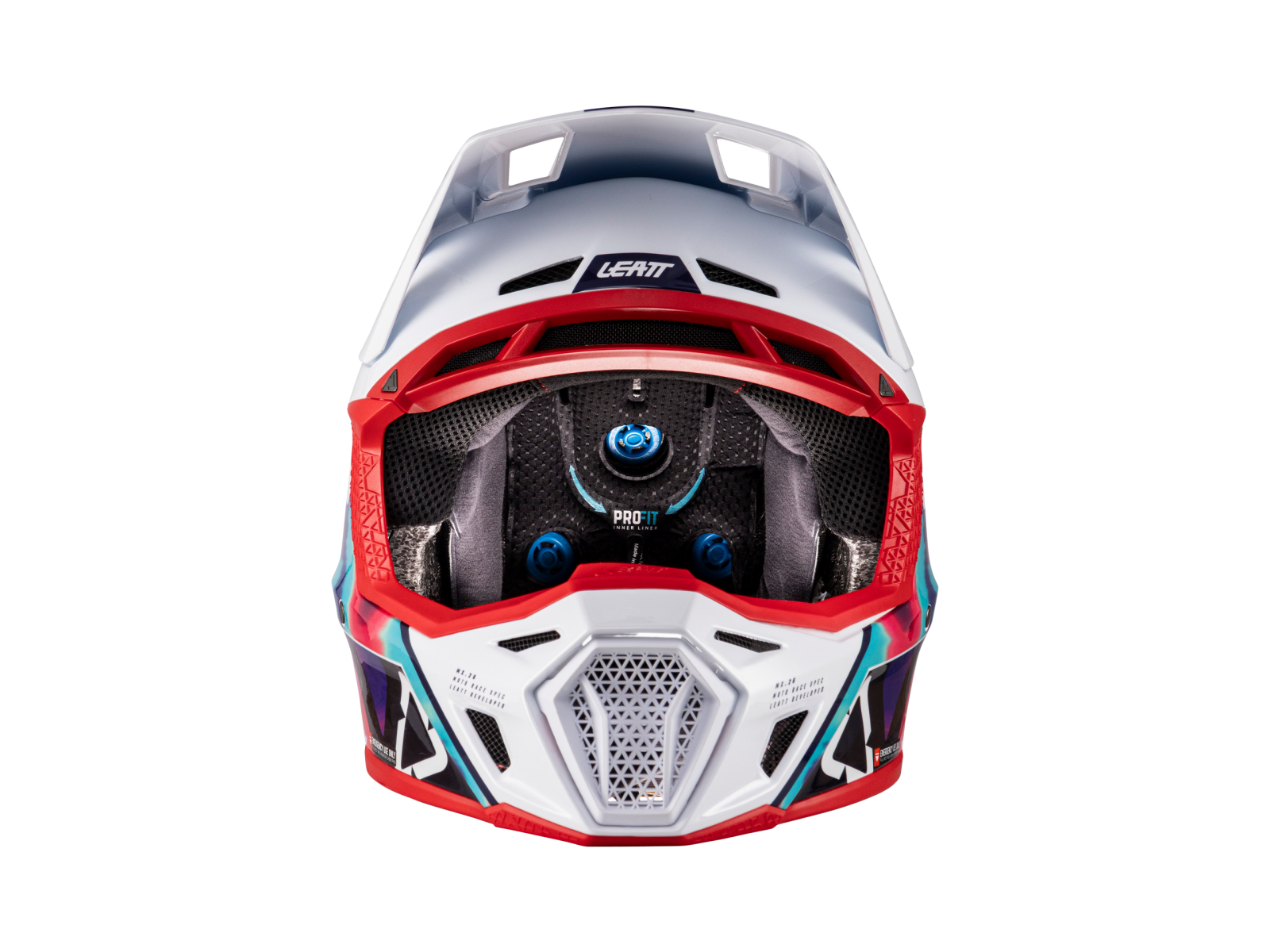 Мотошлем LEATT Moto 8.5 Helmet Kit Royal Blue/Red