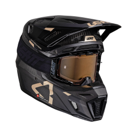 Мотошлем LEATT Moto 9.5 Carbon Helmet Kit Black