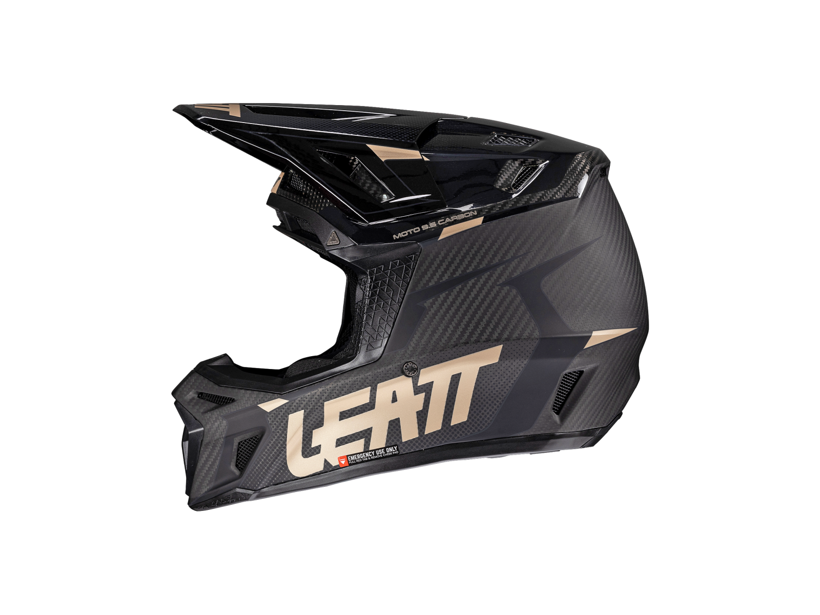 Мотошлем LEATT Moto 9.5 Carbon Helmet Kit Black