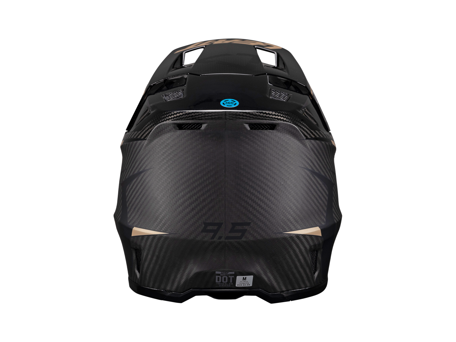 Мотошлем LEATT Moto 9.5 Carbon Helmet Kit Black