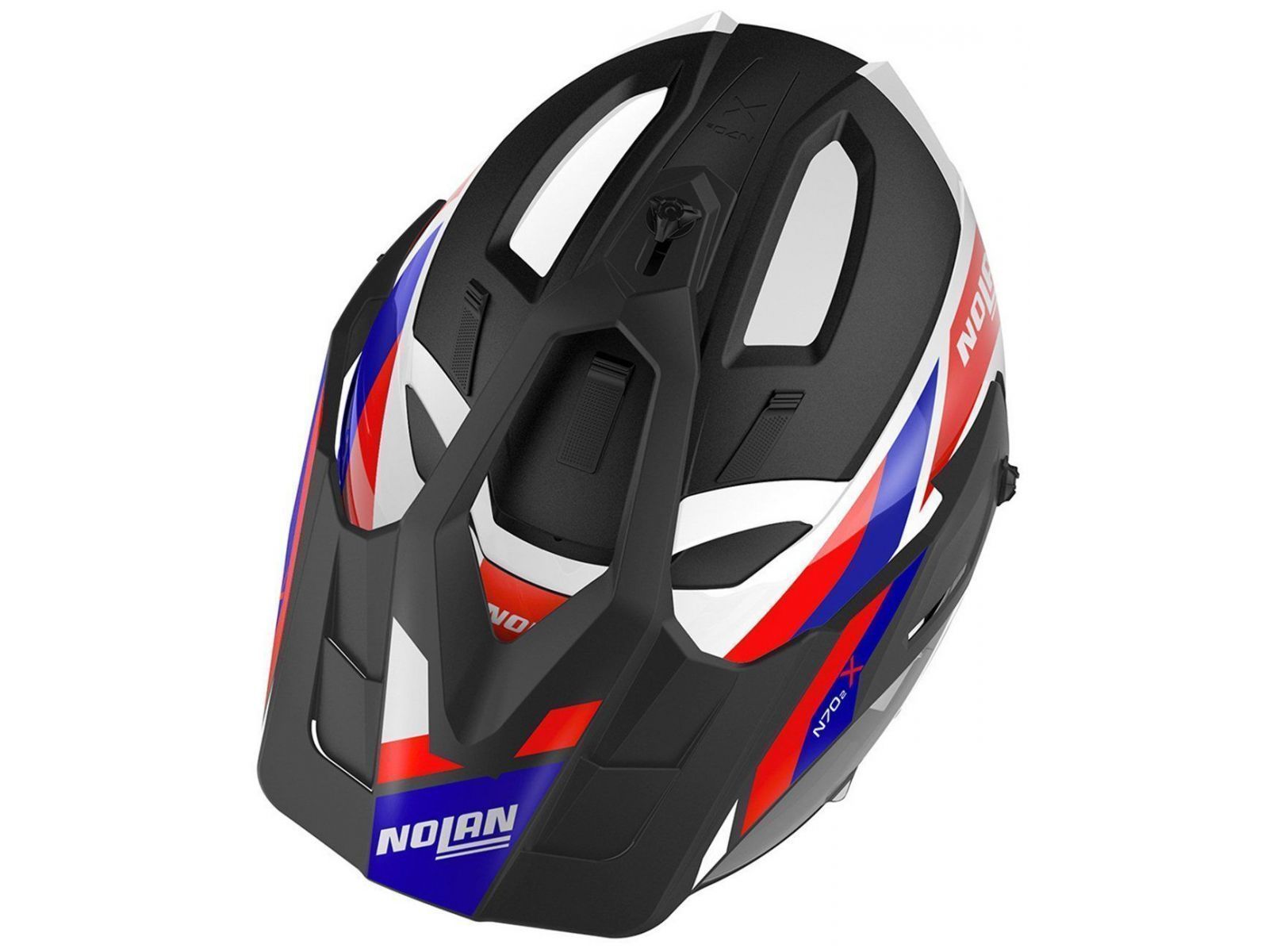 Мотошлем NOLAN N70-2 X GRANDES ALPES N-COM 26 Metal White