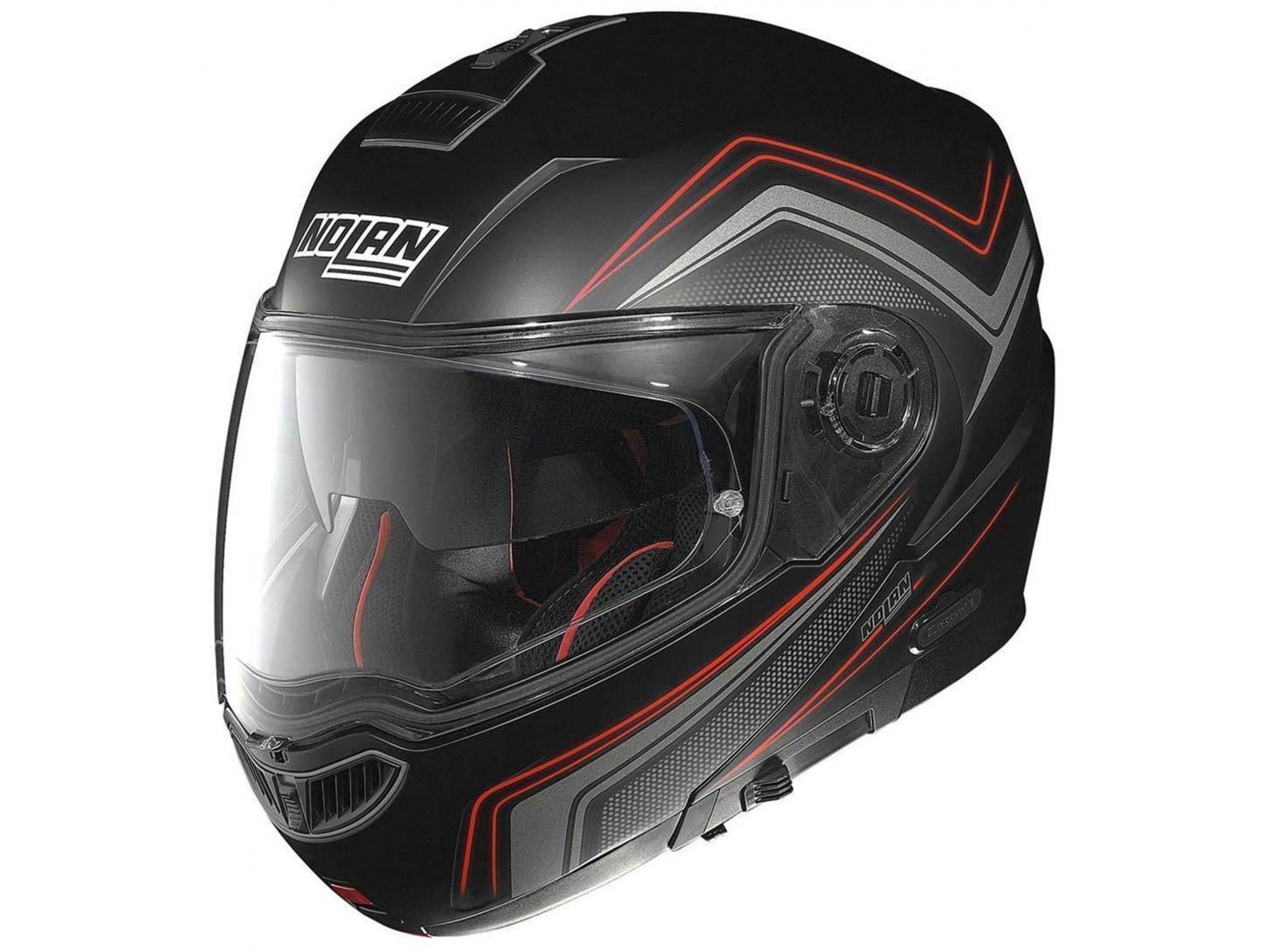 Мотошлем Nolan N104 Absolute Como N-Com Black Matt/Red