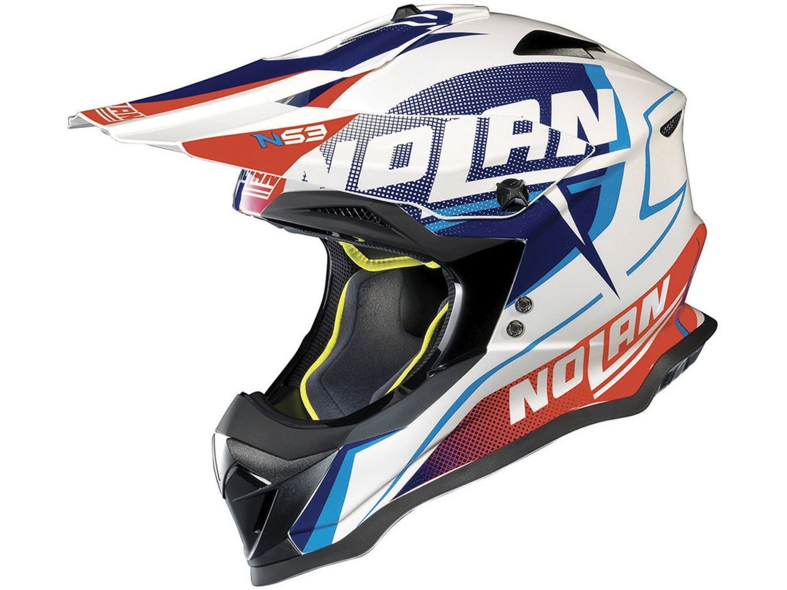 Мотошлем Nolan N53 Sidewinder Metal White
