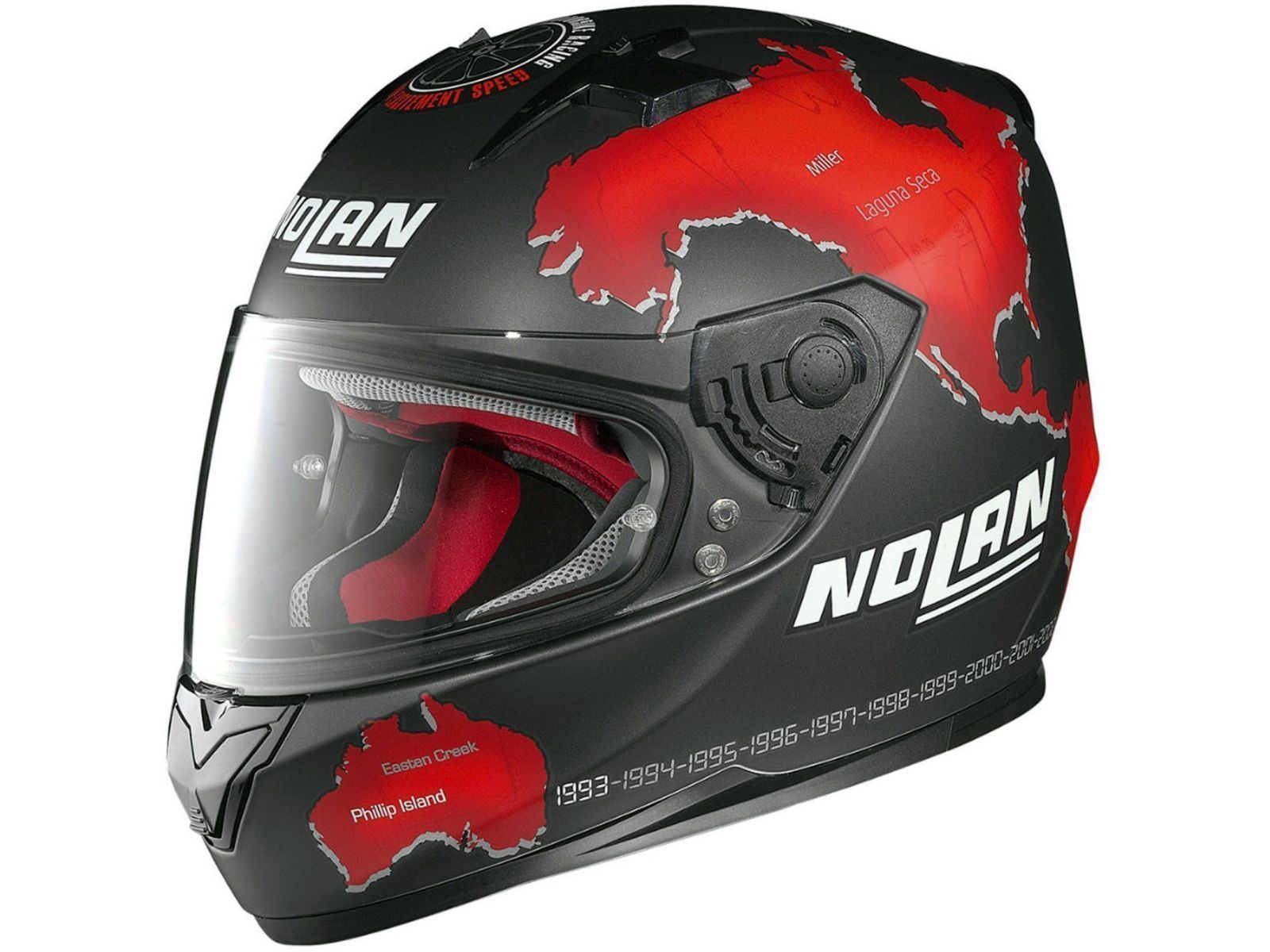 Мотошлем Nolan N64 Replica C.Checa Black/Red
