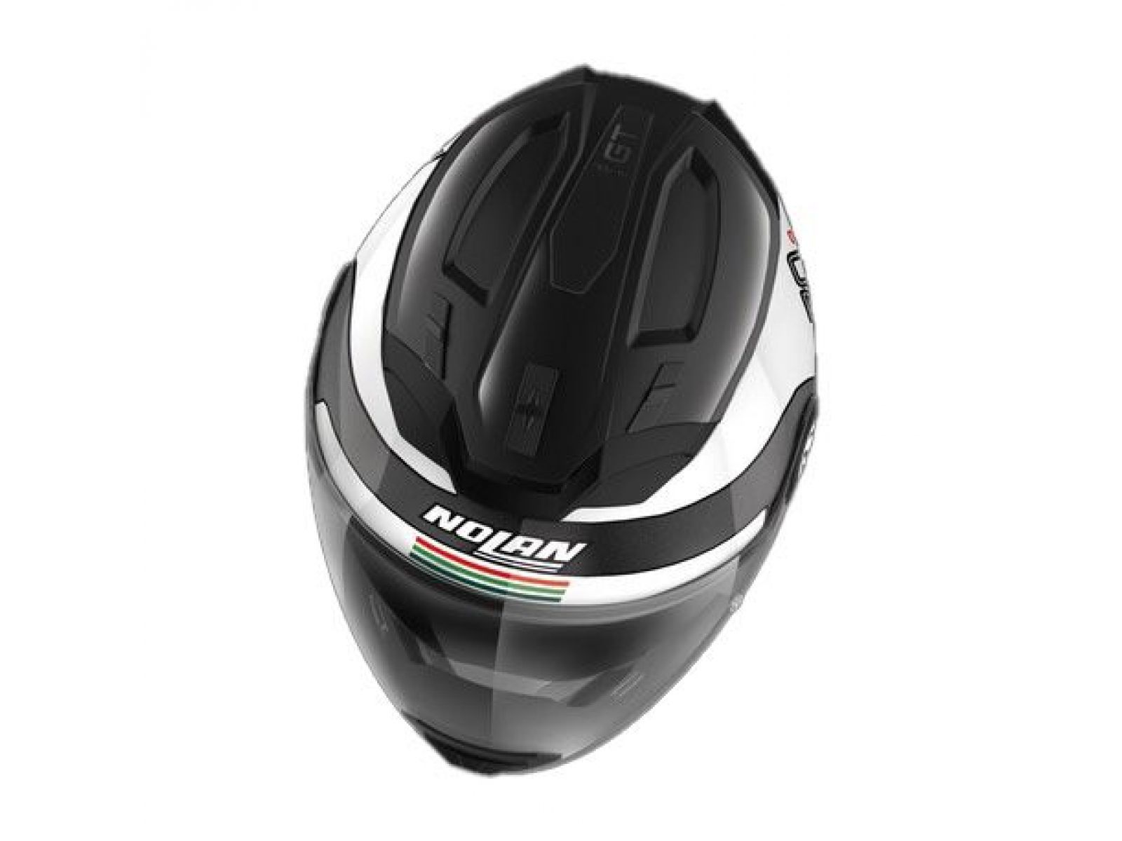 Мотошлем NOLAN N70-2 GT  (06) Jetpack N-Com 064, Metal Black/White/Tricolour/Italian Flag