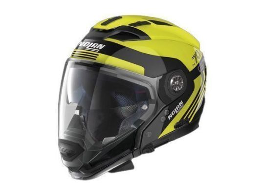 Мотошлем NOLAN N70-2 GT  (06) Jetpack N-Com 065, Glossy Black/Yellow/Black