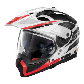 Мотошлем NOLAN N70-2 X (06) Earthquake N-Com 049, Metal White/Red/Black