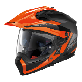 Мотошлем NOLAN N70-2 X (06) Stunner N-Com 052, Flat Black/Orange/Anthracite/Led Orange