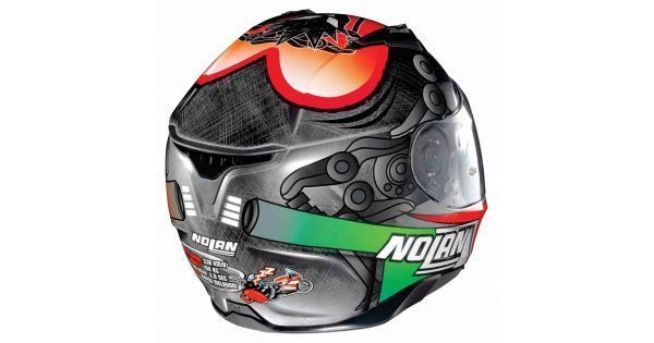 Nolan N87 Gemini Replica N Com M.Melandri Scratched Chrome 27790