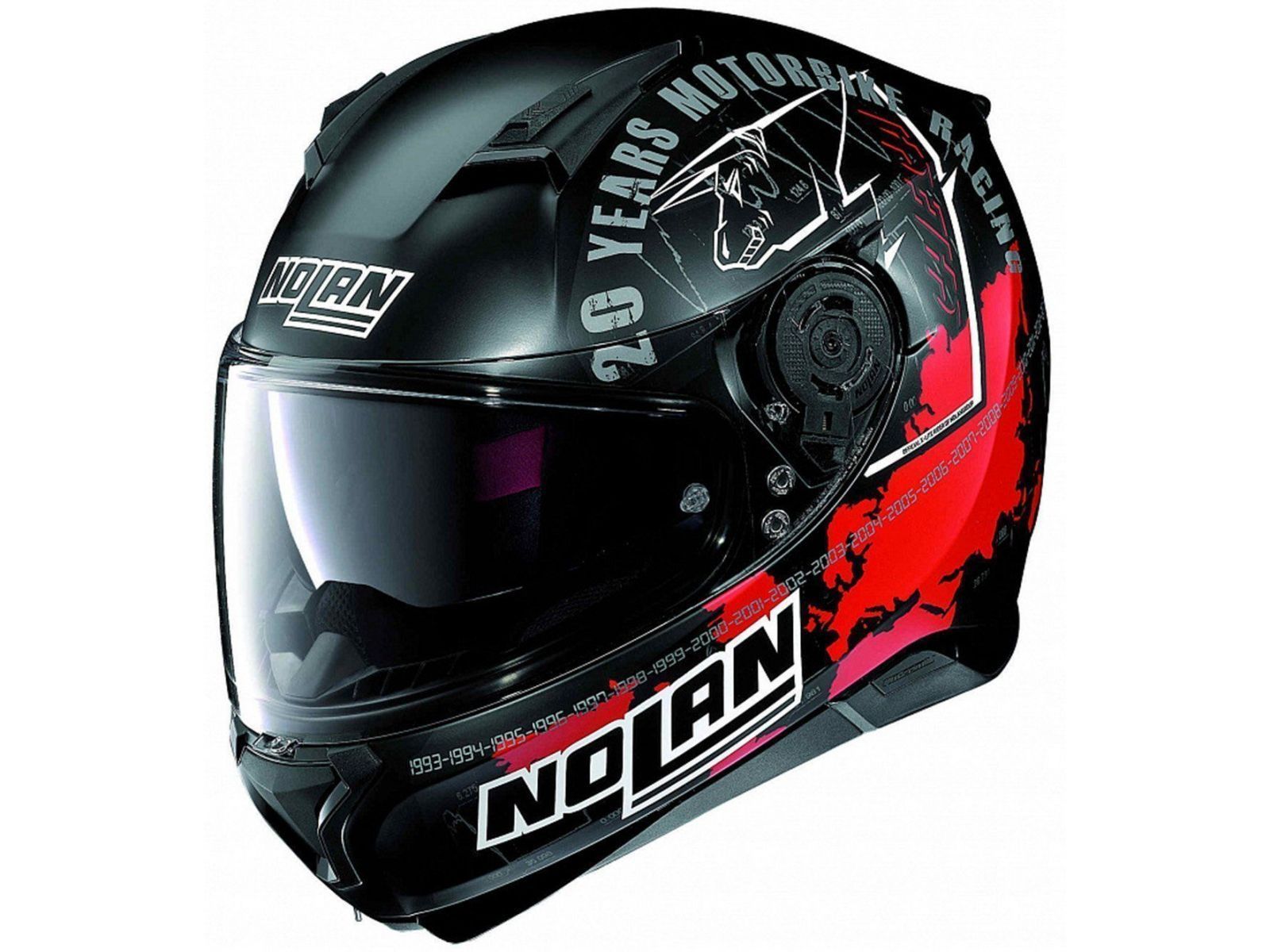 Мотошлем Nolan N87 Iconic Replica N-com C.Checa Flat Black