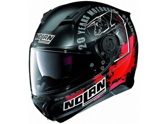 Мотошлем Nolan N87 Iconic Replica N-com C.Checa Flat Black