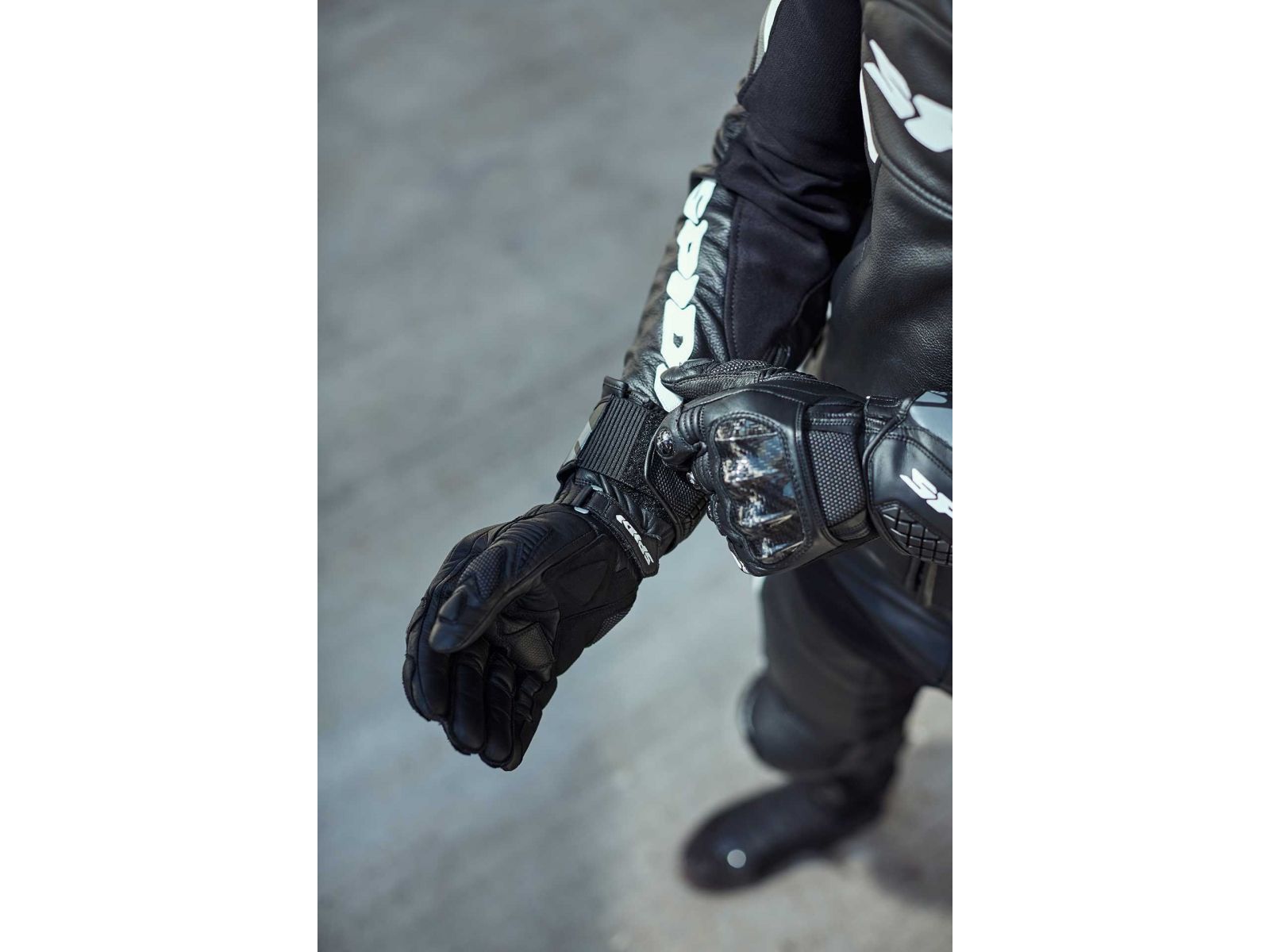 Мотоперчатки SPIDI CARBO 5 Black