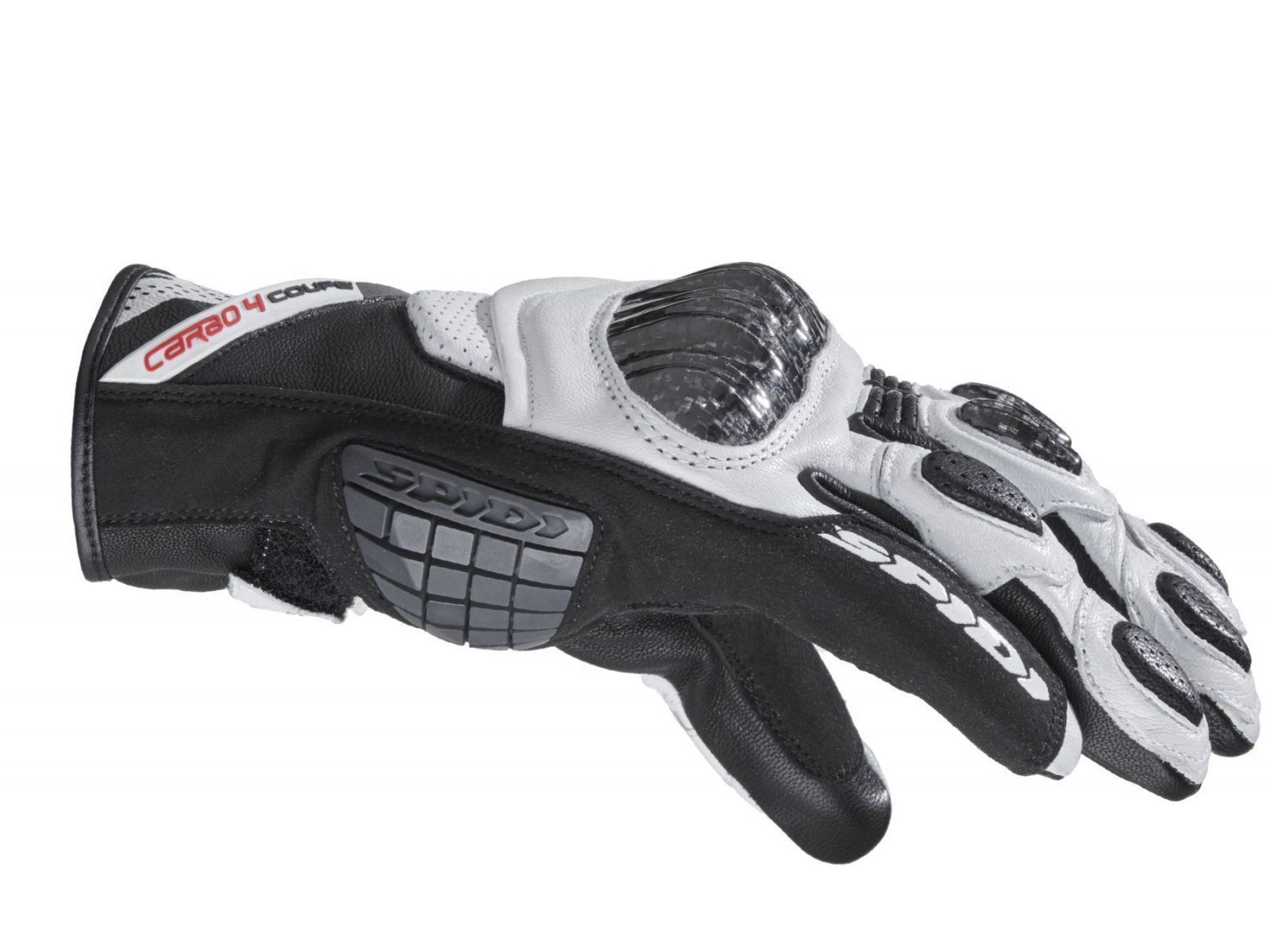 Мотоперчатки SPIDI CARBO 4 COUPE Black/White