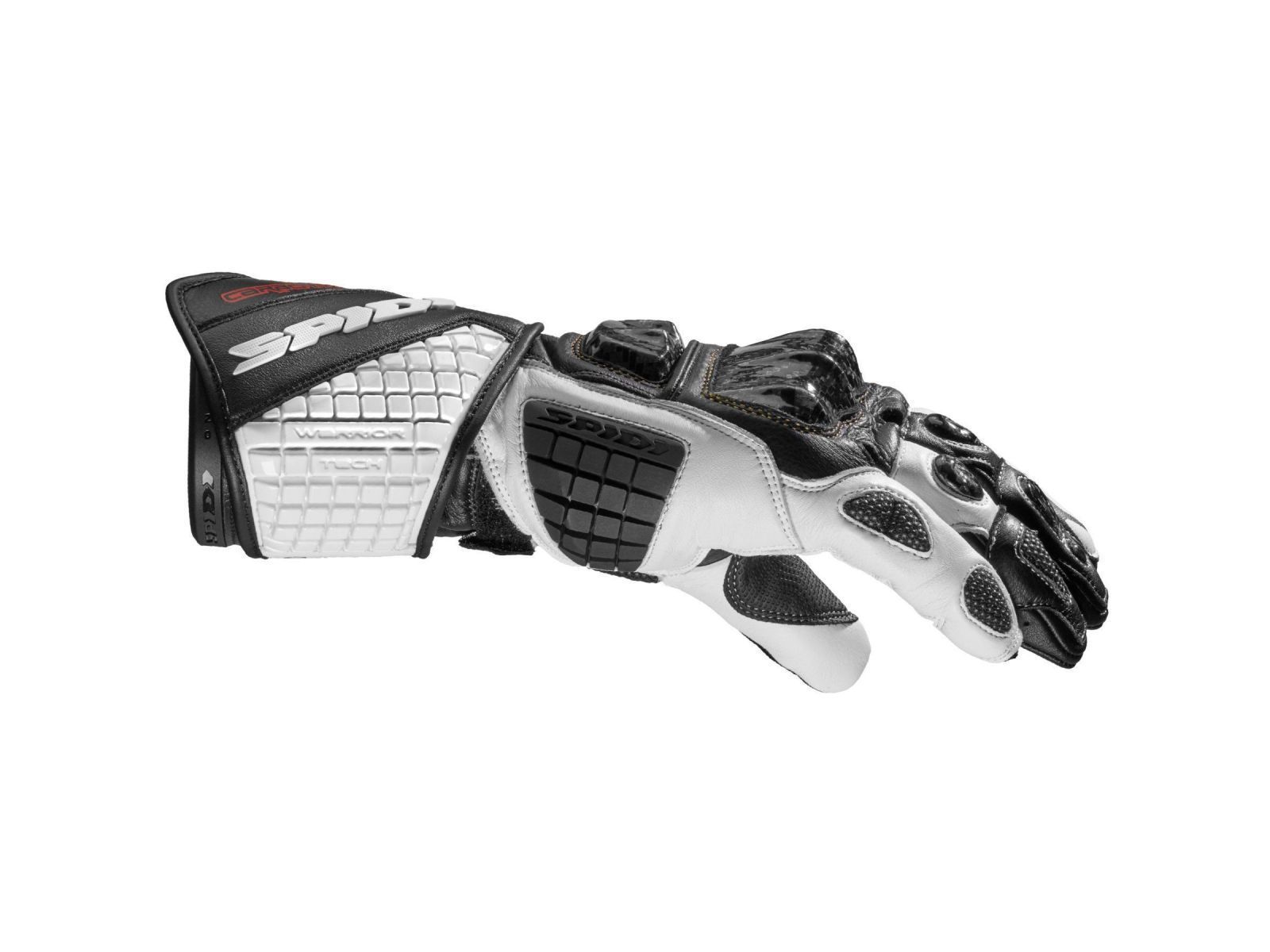 Мотоперчатки SPIDI CARBO TRACK EVO Black/White
