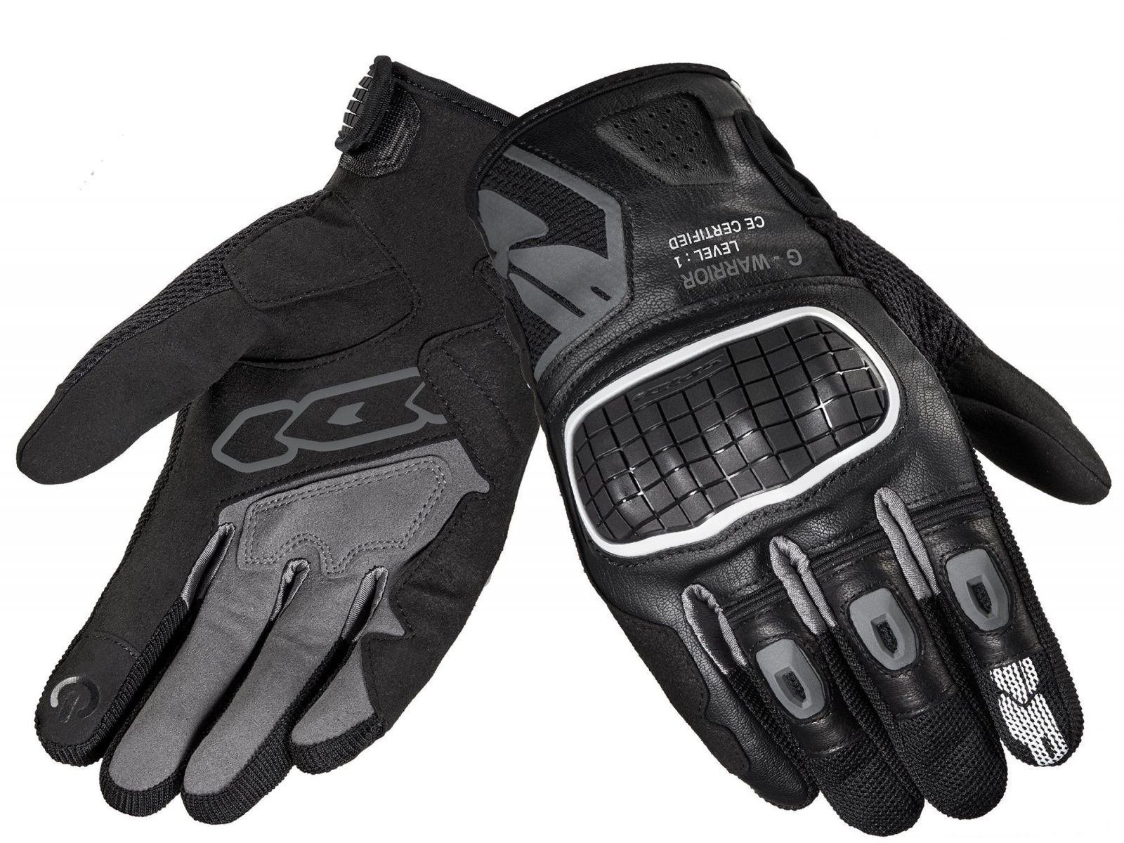 Мотоперчатки SPIDI G-WARRIOR Black