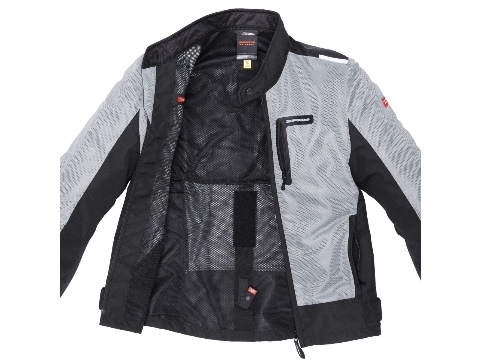 Мотокуртка SPIDI SOLAR NET Black/Grey