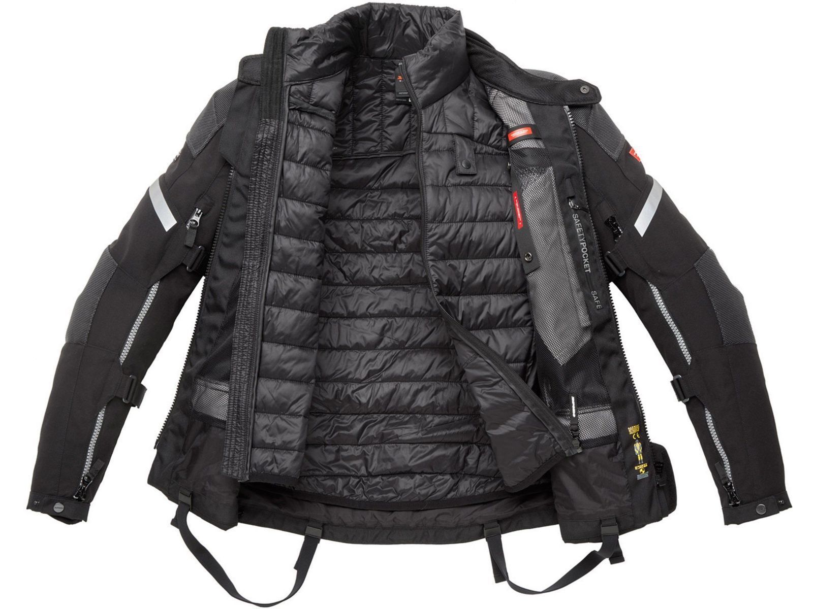 Мотокуртка SPIDI ARMAKORE Black