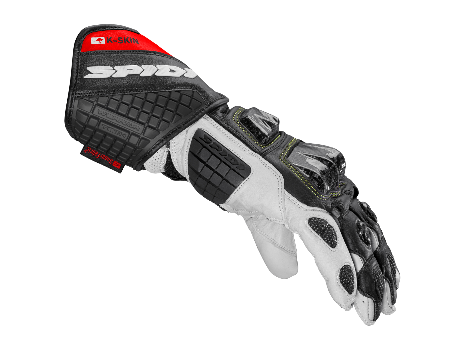 Мотоперчатки SPIDI CARBO KANGAROO Black/Red