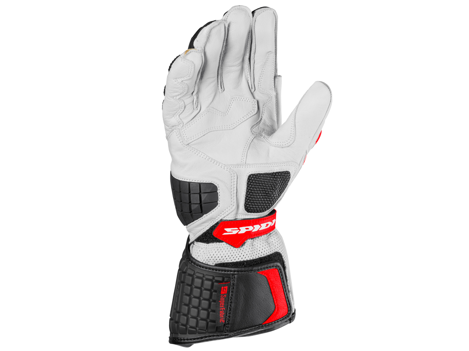 Мотоперчатки SPIDI CARBO KANGAROO Black/Red