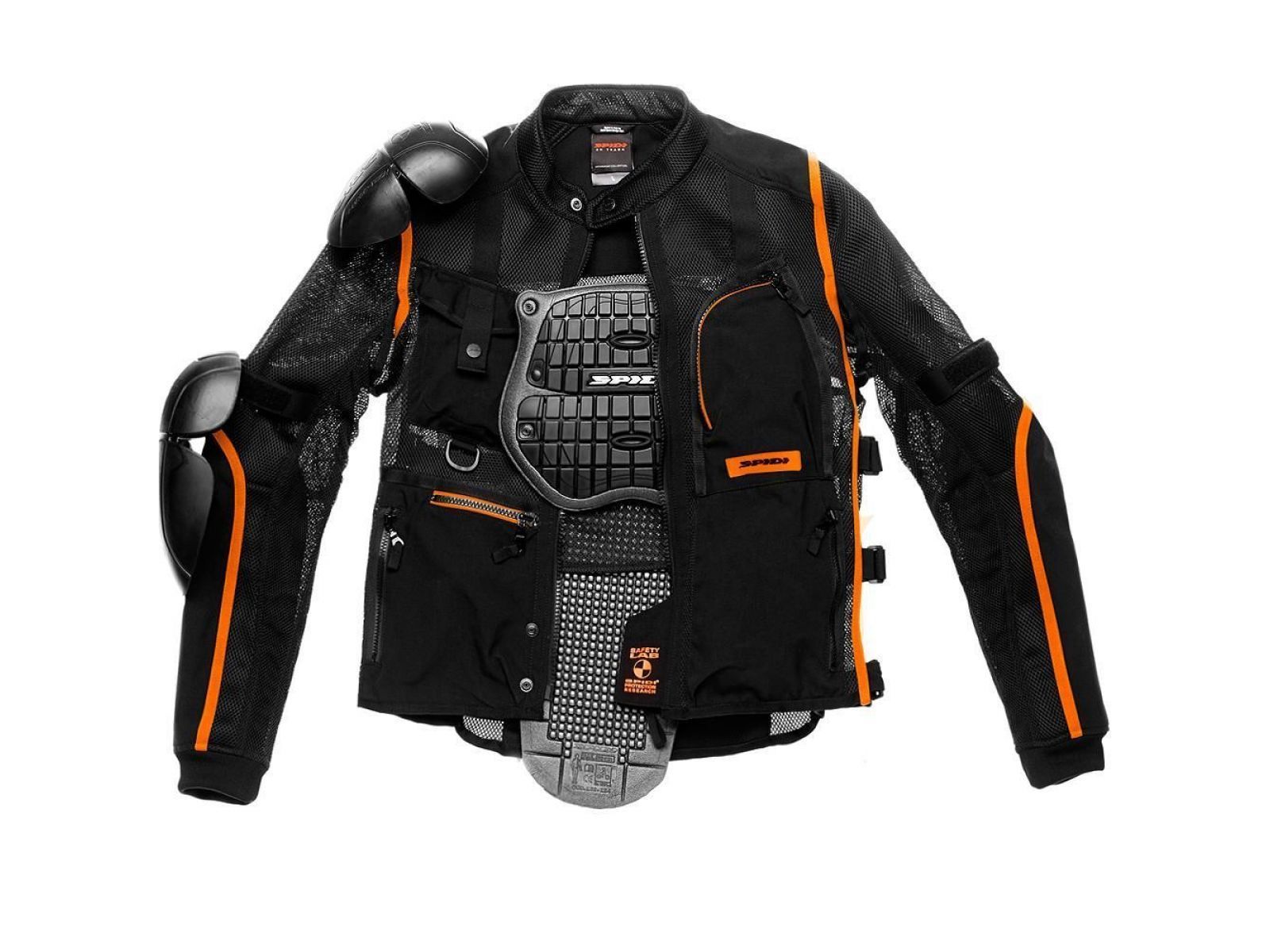 Мотокуртка SPIDI MULTITECH ARMOR EVO Black/Orange