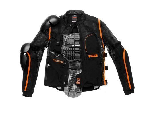 Мотокуртка SPIDI MULTITECH ARMOR EVO Black/Orange