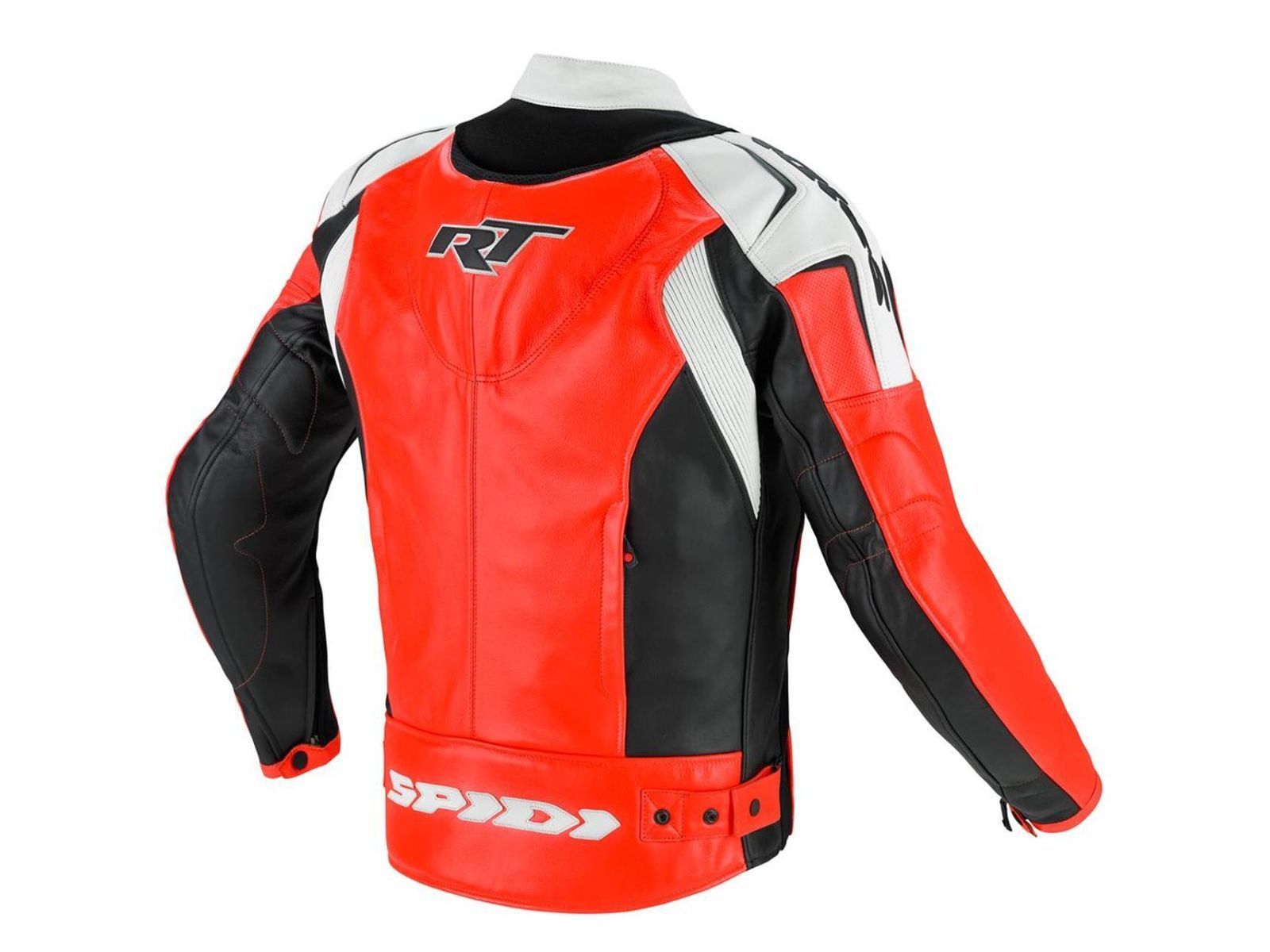 Купить Мотокуртка SPIDI R/T LEATHER Black/Red - цена 66990 ₽ в Москве