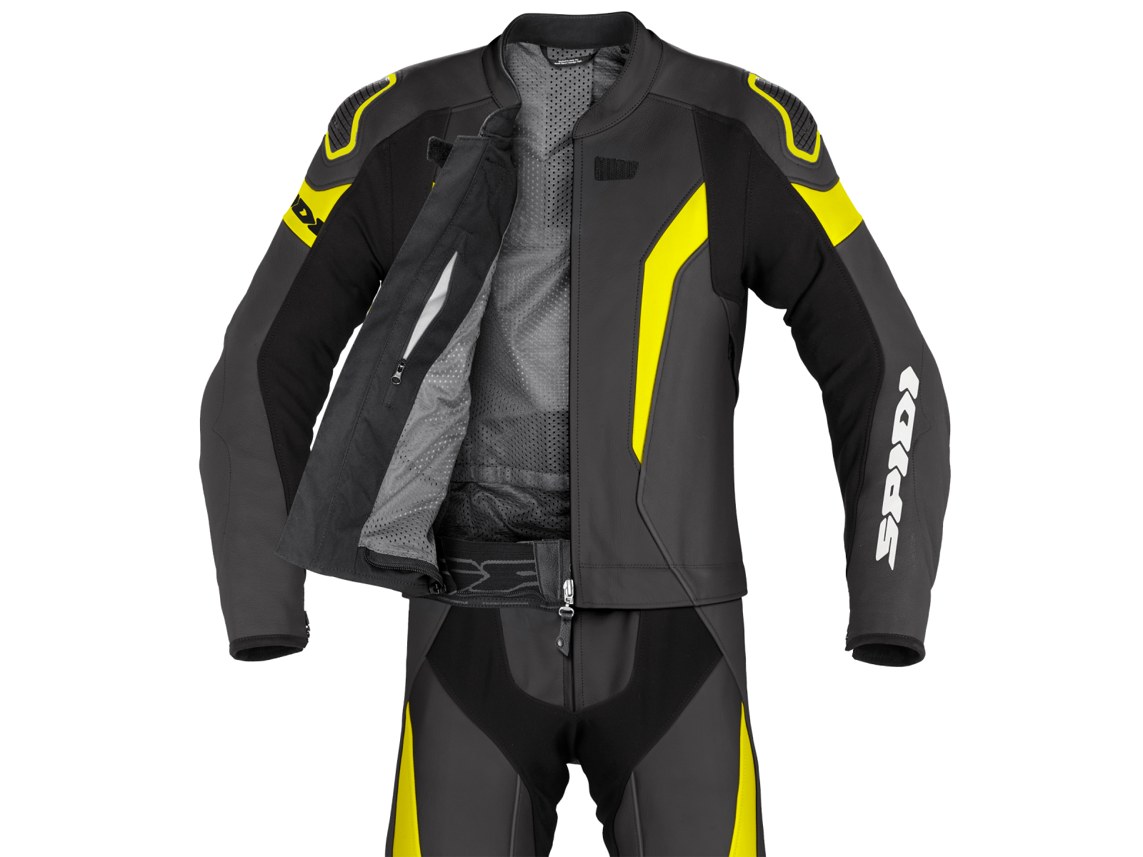 Мотокомбинезон SPIDI LASER TOURING Black/Yellow Fluo