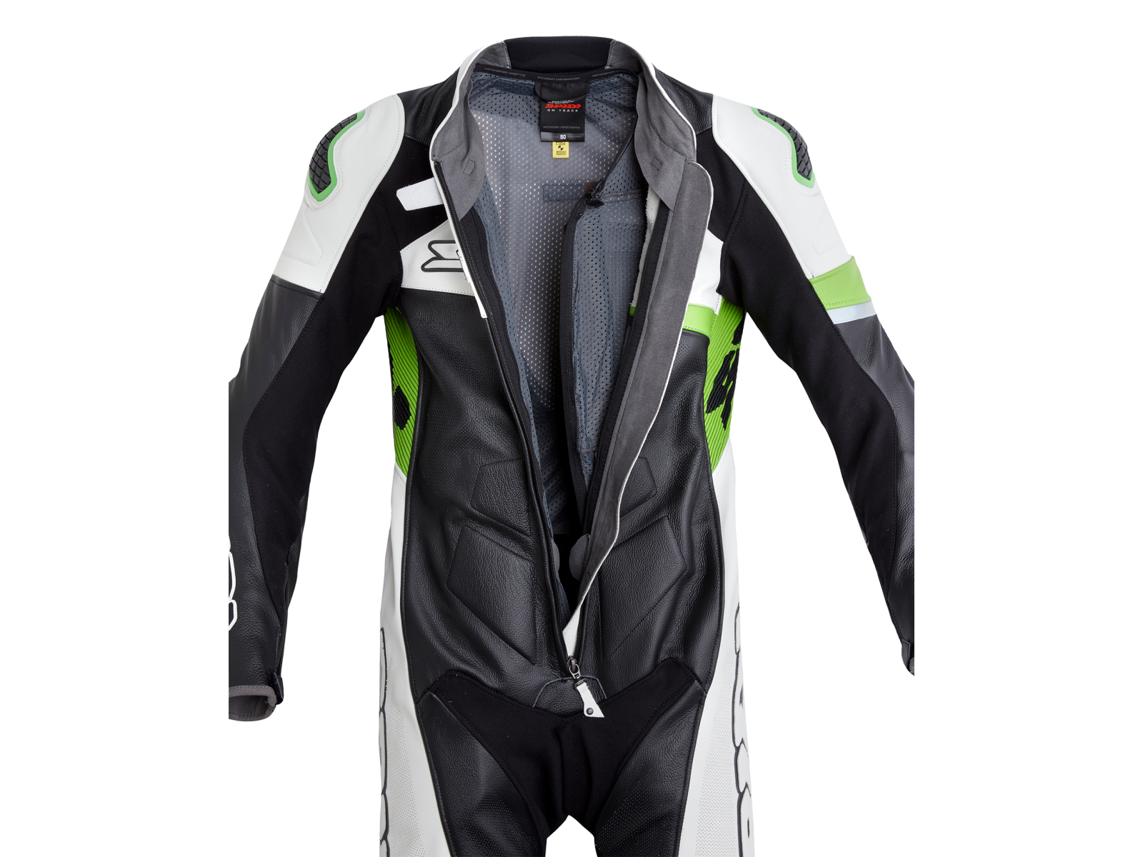 Мотокомбинезон SPIDI RACE WARRIOR PERF Black/Green Kawa