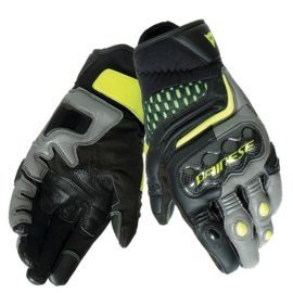 Мотоперчатки DAINESE CARBON 3 SHORT Black/Charcoal-Grey/Fluo-Yellow