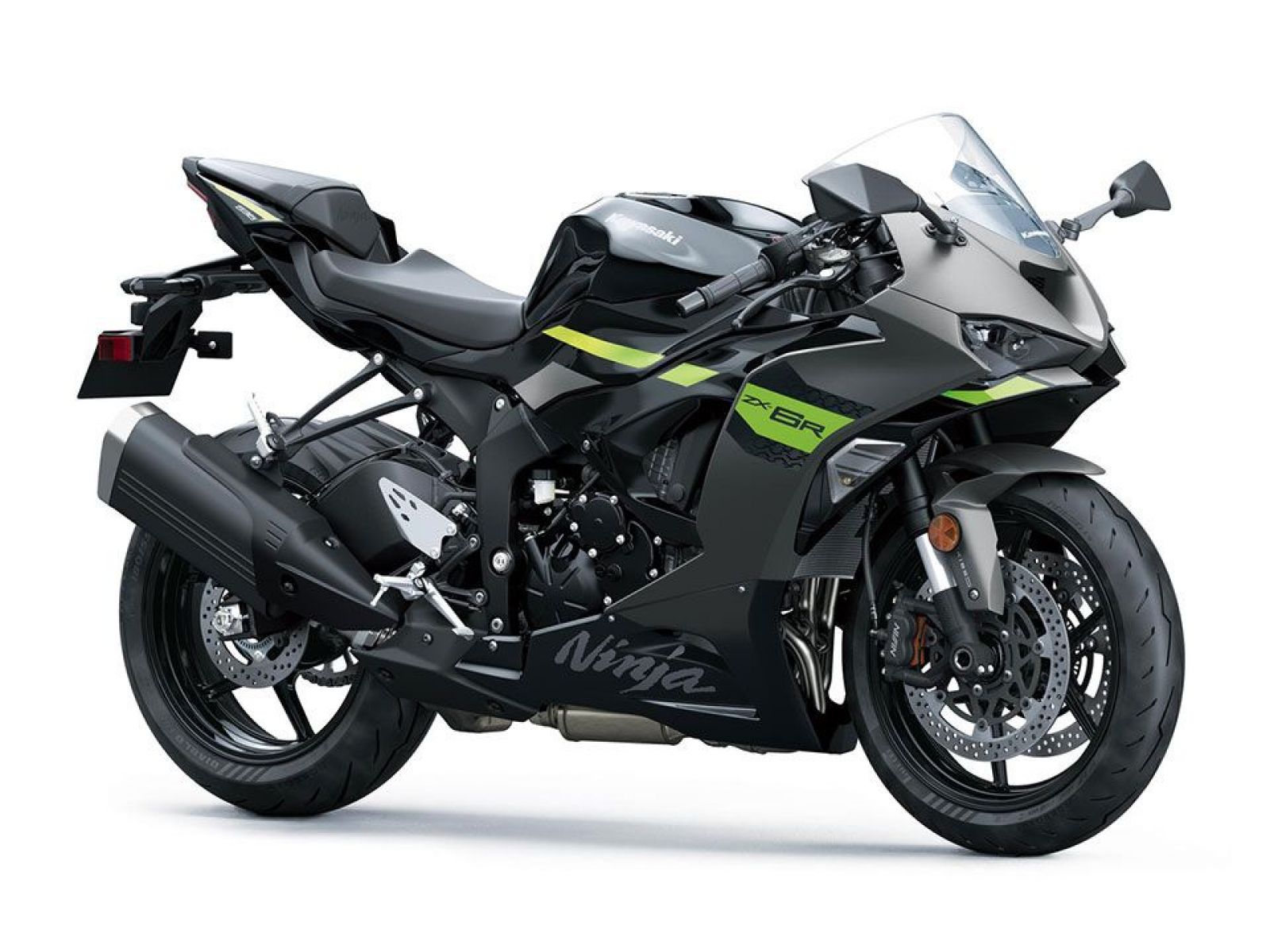 Мотоцикл KAWASAKI Ninja ZX-6R (Grey/Black/Lime Green) 2026
