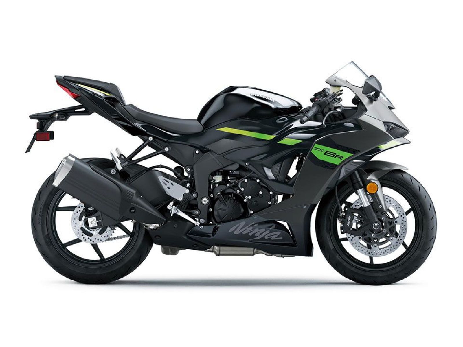 Мотоцикл KAWASAKI Ninja ZX-6R (Grey/Black/Lime Green) 2026