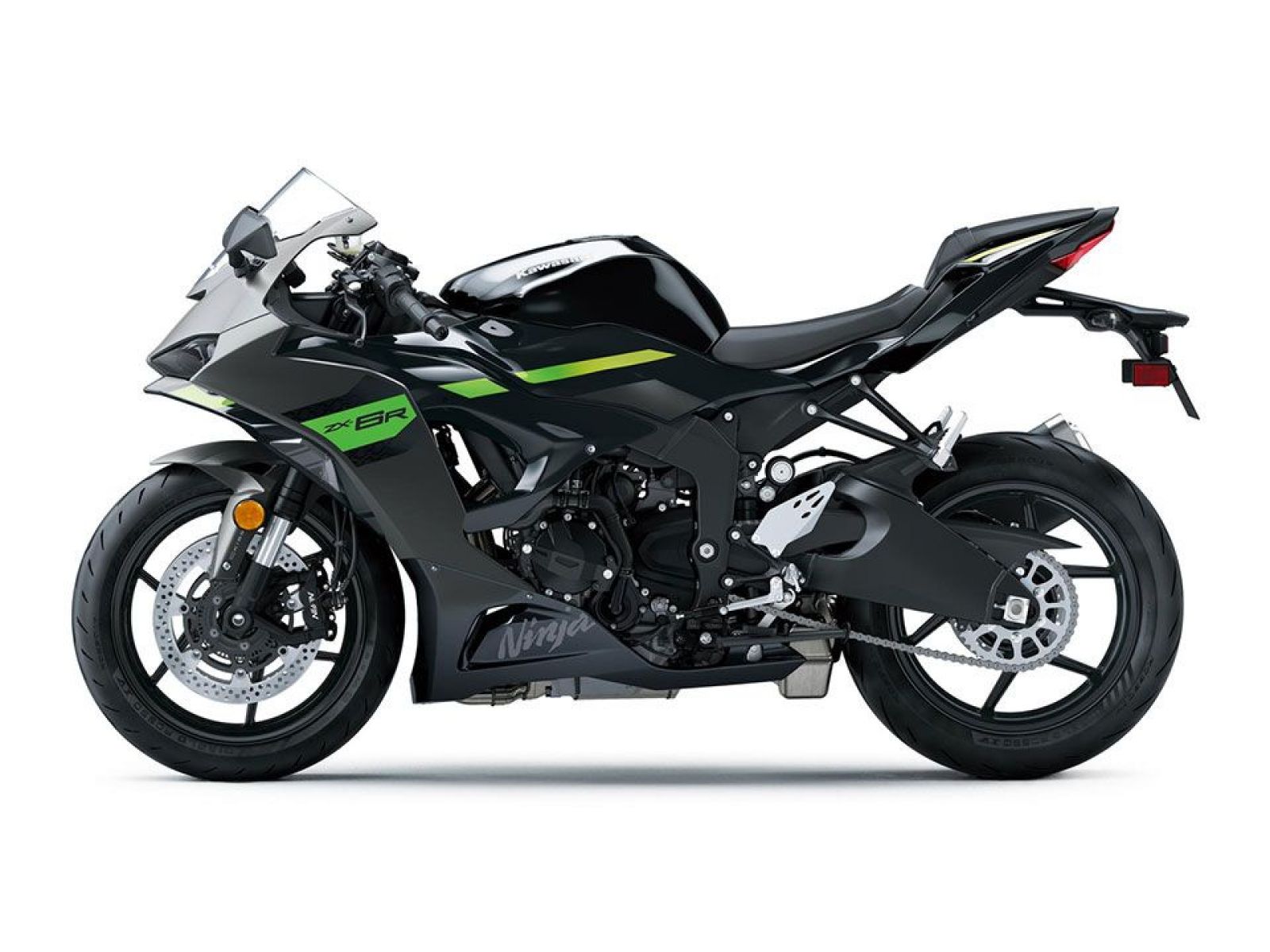 Мотоцикл KAWASAKI Ninja ZX-6R (Grey/Black/Lime Green) 2026