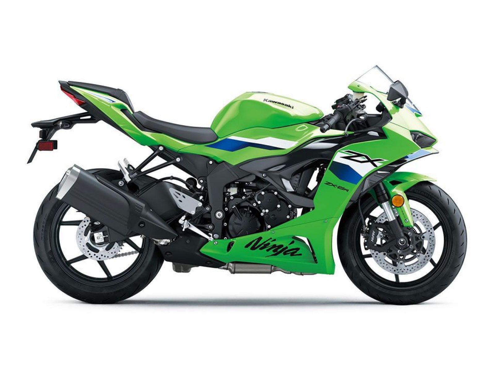 Мотоцикл KAWASAKI Ninja ZX-6R (Lime Green/Blue) 2026
